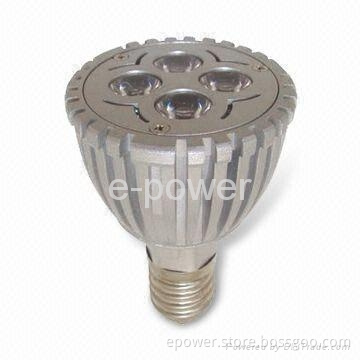 LED Spotlight E27 4*1W4 super bright LEDaluminum alloy